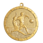 Médailles Foot Or, Argent, Bronze 50mm