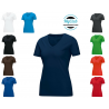 Equipement Club-T-shirt-col-v classic TEAM femme Jako